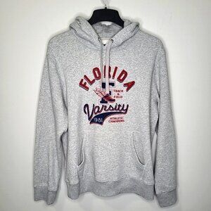 Street Legal Men's Hoodie Size XL Gray Fleece Florida Varsity Track & Field